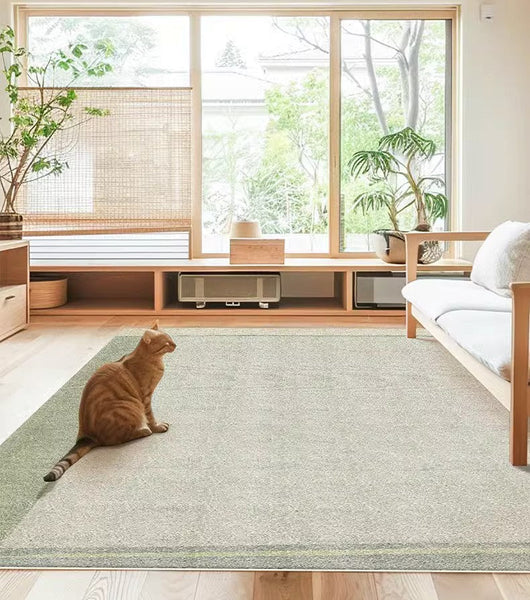 Modern Rug Ideas for Living Room, Modern Rugs under Sofa, Abstract Contemporary Rugs for Bedroom, Dining Room Floor Rugs-Silvia Home Craft