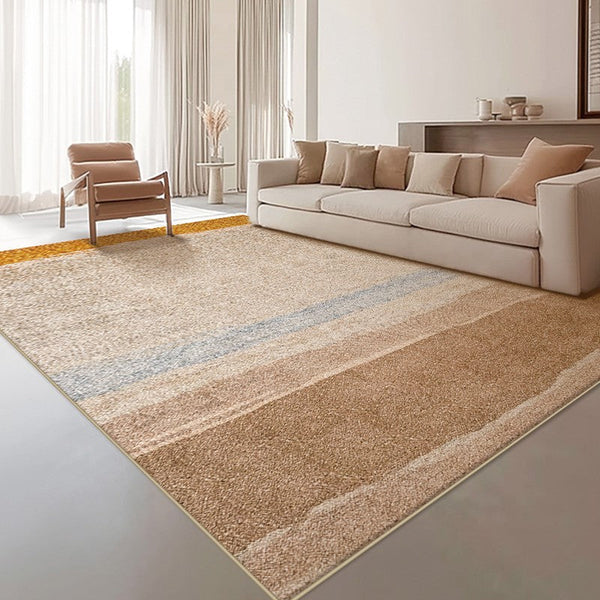 Modern Carpets under Coffee Table, Abstract Area Rugs for Bedroom, Contemporary Modern Rugs for Living Room, Geometric Modern Rugs under Dining Room Table-Silvia Home Craft