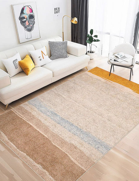 Modern Carpets under Coffee Table, Abstract Area Rugs for Bedroom, Contemporary Modern Rugs for Living Room, Geometric Modern Rugs under Dining Room Table-Silvia Home Craft