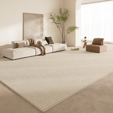 Oversized Modern Rug for Living Room, Soft Bedroom Floor Rugs, Extra Large Modern Rugs for Living Room, Geometric Contemporary Rugs for Dining Room-Silvia Home Craft