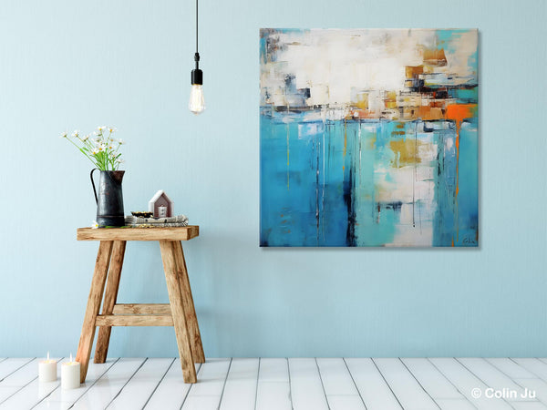 Abstract Painting on Canvas, Original Abstract Wall Art for Sale, Contemporary Acrylic Paintings, Extra Large Canvas Painting for Bedroom-Silvia Home Craft