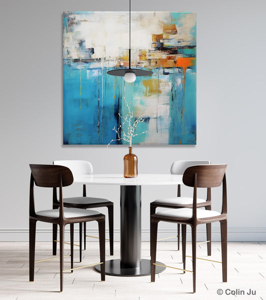 Abstract Painting on Canvas, Original Abstract Wall Art for Sale, Contemporary Acrylic Paintings, Extra Large Canvas Painting for Bedroom-Silvia Home Craft