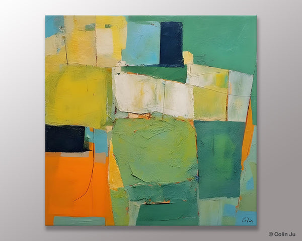 Large Wall Art Painting for Bedroom, Oversized Abstract Wall Art Paintings, Original Canvas Artwork, Contemporary Acrylic Painting on Canvas-Silvia Home Craft