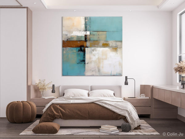 Extra Large Painting on Canvas, Contemporary Acrylic Paintings, Large Original Abstract Wall Art, Large Canvas Paintings for Bedroom-Silvia Home Craft