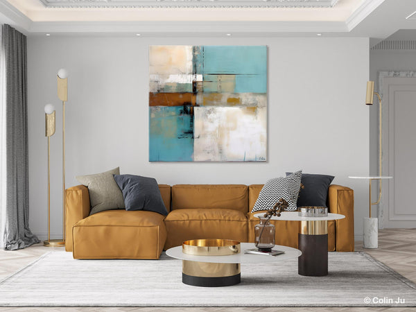 Extra Large Painting on Canvas, Contemporary Acrylic Paintings, Large Original Abstract Wall Art, Large Canvas Paintings for Bedroom-Silvia Home Craft