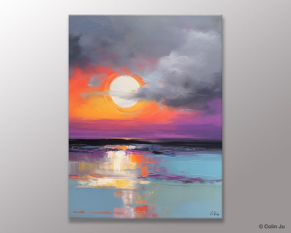 Contemporary Canvas Wall Art, Original Hand Painted Oil Paintings, Canvas Paintings Behind Sofa, Abstract Paintings for Bedroom, Buy Paintings Online-Silvia Home Craft