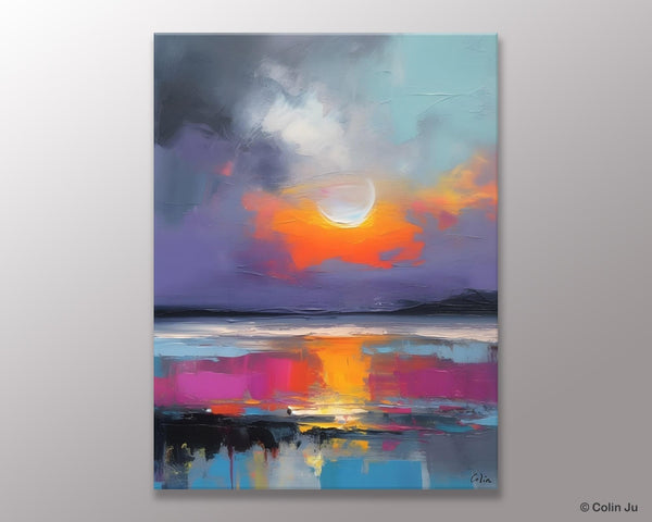 Contemporary Canvas Wall Art, Abstract Paintings for Bedroom, Original Hand Painted Oil Paintings, Canvas Paintings Behind Sofa, Buy Paintings Online-Silvia Home Craft