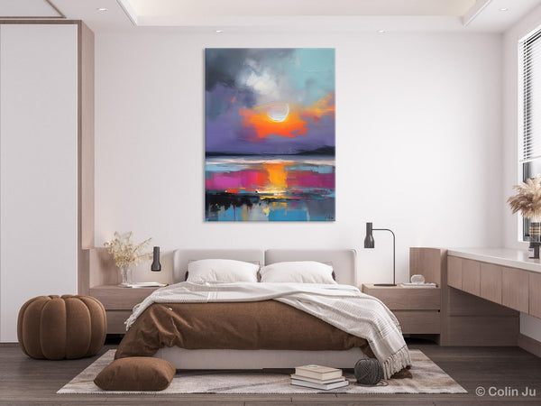 Contemporary Canvas Wall Art, Abstract Paintings for Bedroom, Original Hand Painted Oil Paintings, Canvas Paintings Behind Sofa, Buy Paintings Online-Silvia Home Craft