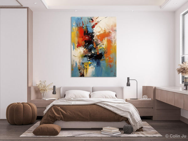 Hand Painted Acrylic Painting, Modern Contemporary Artwork, Original Wall Art Painting for Living Room, Acrylic Paintings for Dining Room-Silvia Home Craft