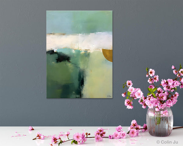 Abstract Painting on Canvas, Simple Modern Art, Contemporary Acrylic Paintings, Extra Large Canvas Painting for Bedroom, Original Abstract Wall Art for Sale-Silvia Home Craft