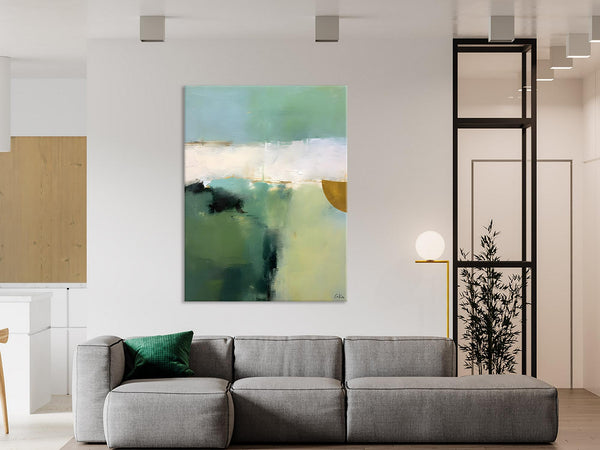 Abstract Painting on Canvas, Simple Modern Art, Contemporary Acrylic Paintings, Extra Large Canvas Painting for Bedroom, Original Abstract Wall Art for Sale-Silvia Home Craft