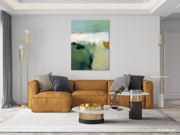 Abstract Painting on Canvas, Simple Modern Art, Contemporary Acrylic Paintings, Extra Large Canvas Painting for Bedroom, Original Abstract Wall Art for Sale-Silvia Home Craft