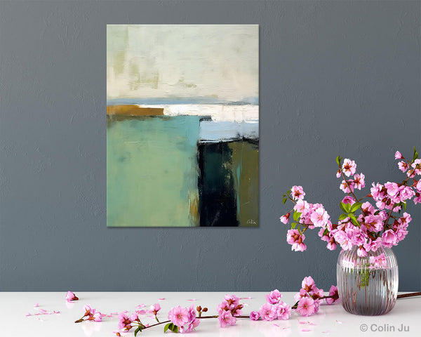 Abstract Canvas Art for Bedroom, Extra Large Abstract Paintings for Dining Room, Original Modern Acrylic Art, Modern Canvas Paintings-Silvia Home Craft