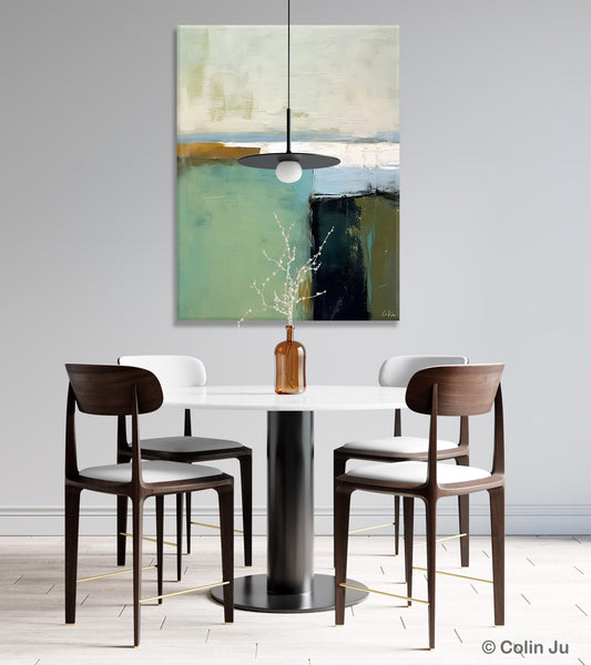 Abstract Canvas Art for Bedroom, Extra Large Abstract Paintings for Dining Room, Original Modern Acrylic Art, Modern Canvas Paintings-Silvia Home Craft