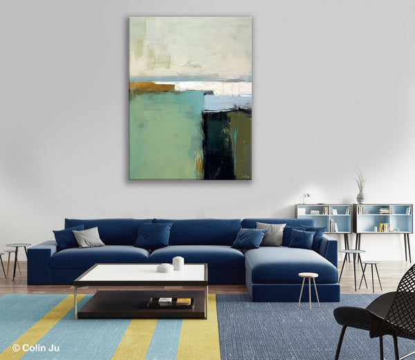 Abstract Canvas Art for Bedroom, Extra Large Abstract Paintings for Dining Room, Original Modern Acrylic Art, Modern Canvas Paintings-Silvia Home Craft