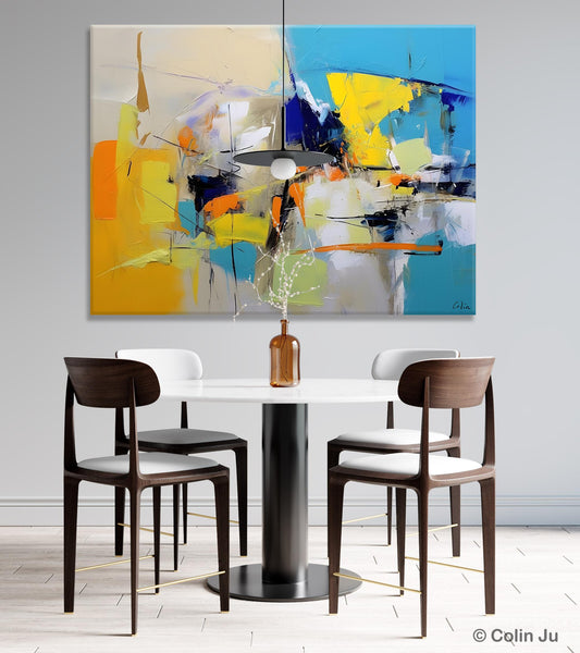 Simple Modern Abstract Art, Hand Painted Canvas Art, Original Wall Art Paintings, Modern Paintings for Living Room, Buy Paintings Online-Silvia Home Craft