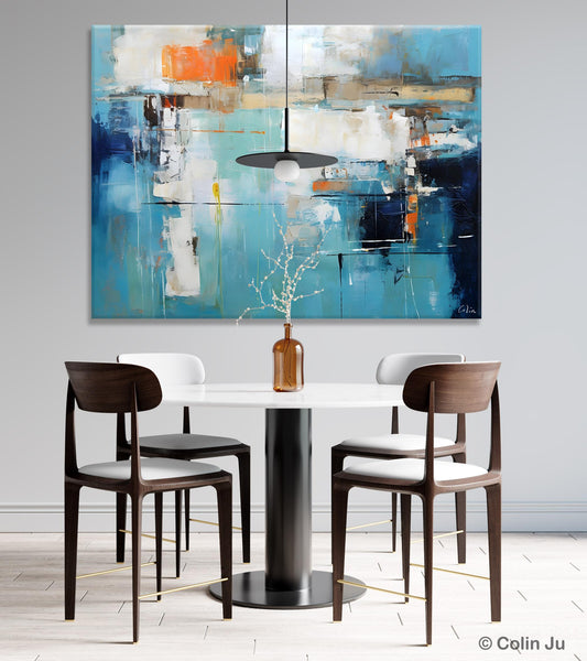 Original Modern Wall Paintings, Contemporary Canvas Art, Heavy Texture Canavas Art, Abstract Painting for Bedroom, Modern Acrylic Artwork-Silvia Home Craft