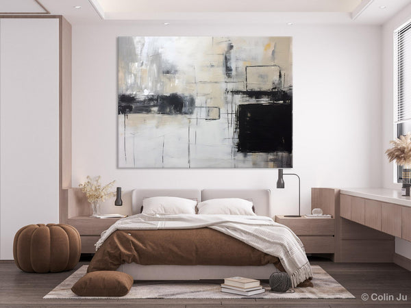 Large Wall Art Paintings, Simple Canvas Art, Simple Abstract Paintings, Contemporary Painting on Canvas, Original Canvas Wall Art for sale-Silvia Home Craft