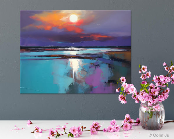 Original Landscape Abstract Painting, Simple Wall Art Ideas, Living Room Abstract Paintings, Large Landscape Canvas Paintings, Buy Art Online