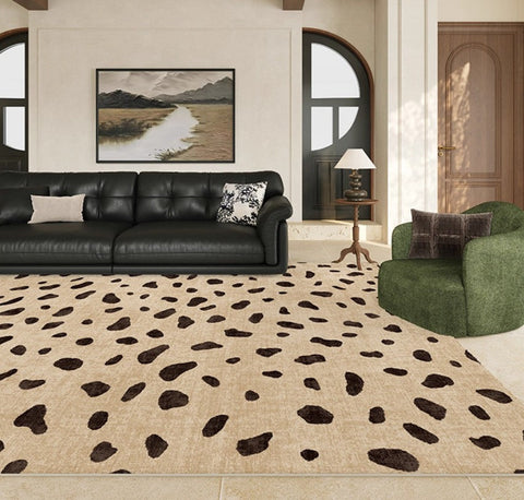 Modern Rugs under Dining Room Table, Contemporary Abstract Rugs Next to Bed, Geometric Modern Carpets for Office, Large Modern Rugs for Living Room-Silvia Home Craft