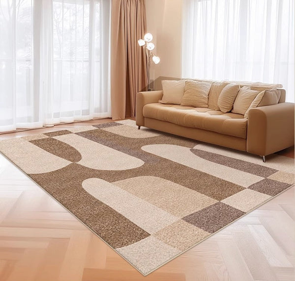 Contemporary Rugs for Kitchen, Living Room Modern Rugs, Geometric Modern Rugs for Sale, Abstract Modern Rug Ideas for Bedroom-Silvia Home Craft