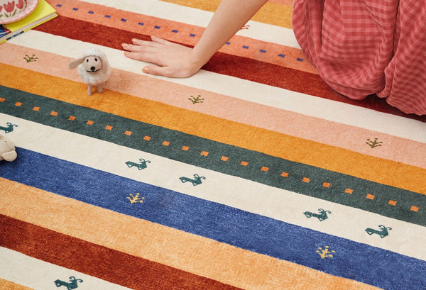 Modern Runner Rugs Next to Bed, Contemporary Runner Rugs for Children's Room, Runner Rugs for Hallway, Bathroom Runner Rugs, Kitchen Runner Rugs-Silvia Home Craft