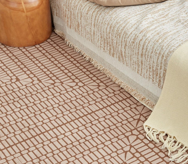 Mid Century Geometric Carpets, Modern Rugs under Dining Room Table, Contemporary Modern Rugs Next to Bed, Abstract Modern Rugs for Living Room-Silvia Home Craft