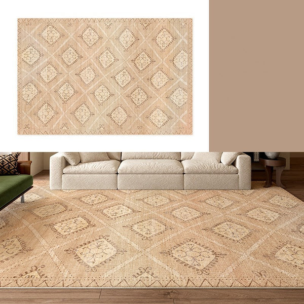 Modern Rugs under Dining Room Table, Geometric Modern Carpets for Office, Abstract Modern Rugs for Living Room, Contemporary Modern Rugs Next to Bed-Silvia Home Craft