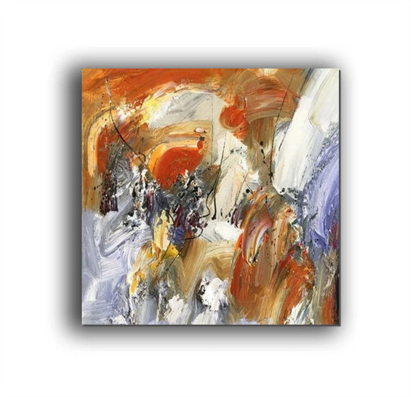 Large Paintings for Living Room, Bedroom Wall Painting, Hand Painted Acrylic Painting, Modern Contemporary Art, Modern Paintings for Dining Room-Silvia Home Craft