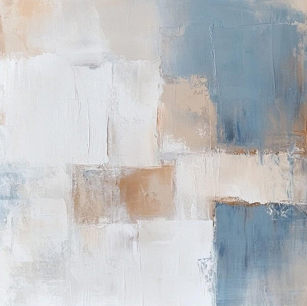 Large Modern Canvas Painting, Wall Art for Bedroom, Contemporary Modern Artwork, Hand Painted Wall Art Painting-Silvia Home Craft