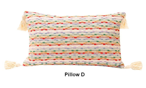 Colorful Modern Sofa Pillows Covers, Modern Sofa Cushion, Decorative Modern Pillows for Couch, Decorative Pillows for Living Room-Silvia Home Craft