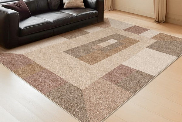 Bedroom Modern Rugs, Living Room Modern Rugs, Dining Room Geometric Modern Rugs, Extra Large Contemporary Modern Rugs for Office-Silvia Home Craft