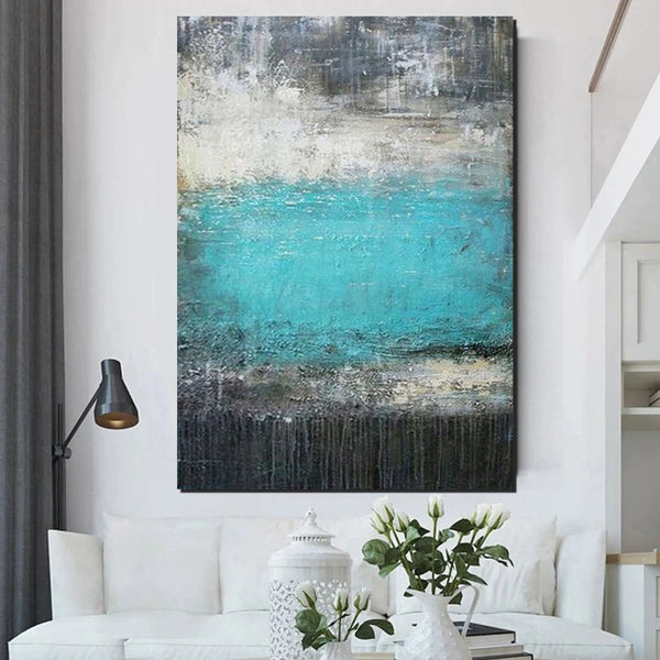 Canvas Painting for Living Room, Easy Abstract Painting Ideas for Interior Design, Modern Wall Art Painting, Huge Contemporary Abstract Artwork-Silvia Home Craft