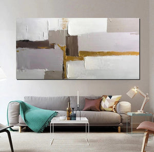 Large Acrylic Paintings on Canvas, Hand Painted Wall Art Paintings, Modern Art Paintings for Dining Room, Contemporary Canvas Artwork, Abstract Wall Art Paintings-Silvia Home Craft