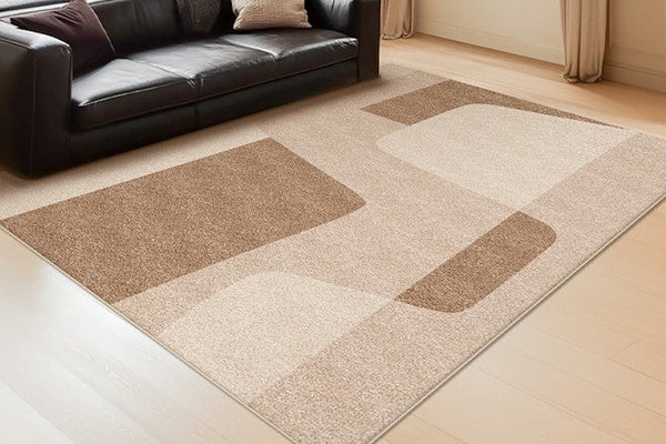Contemporary Modern Rugs for Office, Living Room Rug Placement Ideas, Modern Rugs in Dining Room, Bedroom Geometric Modern-Silvia Home Craft