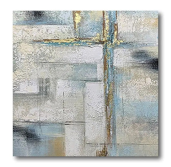 Simple Painting Ideas for Living Room, Acrylic Painting on Canvas, Large Paintings for Office, Buy Paintings Online, Oversized Canvas Paintings-Silvia Home Craft
