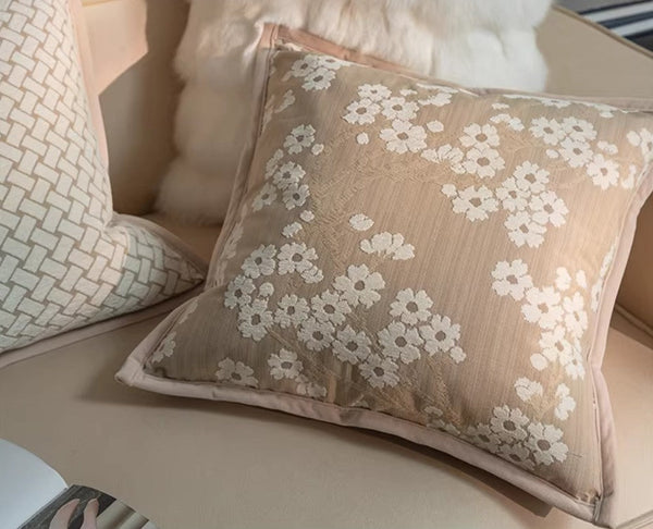 Modern Decorative Pillow Cover, Decorative Throw Pillows for Living Room, Decorative Pillow Arrangement Ideas for Couch, Modern Sofa Pillows-Silvia Home Craft