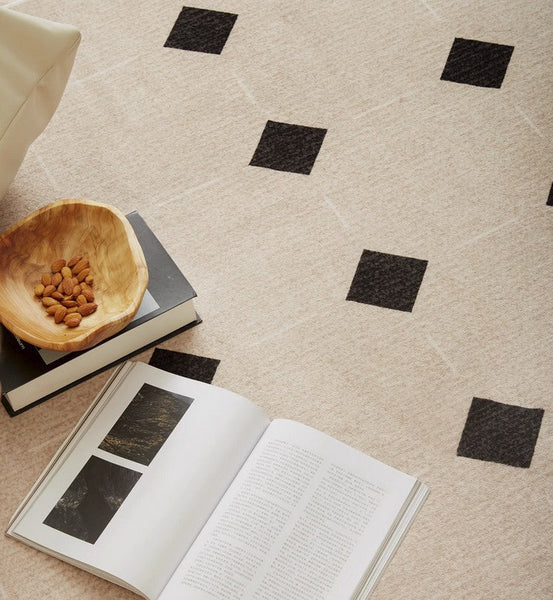 Large Modern Rugs for Living Room, Bedroom Modern Rugs, Dining Room Geometric Soft Rugs, Contemporary Modern Rugs for Office-Silvia Home Craft