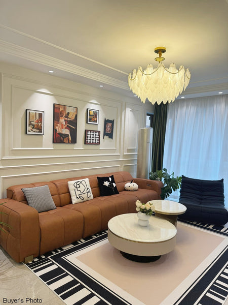 Modern Rugs for Living Room, Simple Contemporary Modern Rugs, Abstract Contemporary Rugs Next to Bed, Modern Rugs for Dining Room-Silvia Home Craft