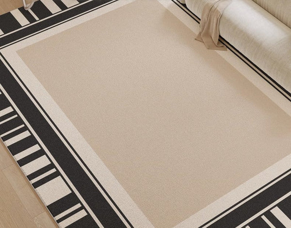 Modern Rugs for Living Room, Simple Contemporary Modern Rugs, Abstract Contemporary Rugs Next to Bed, Modern Rugs for Dining Room-Silvia Home Craft