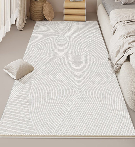 Large Modern Rugs for Living Room, Simple Modern Rugs for Bedroom, Modern Rugs for Dining Room, Abstract Geometric Modern Rugs, Contemporary Rugs Next to Bed-Silvia Home Craft