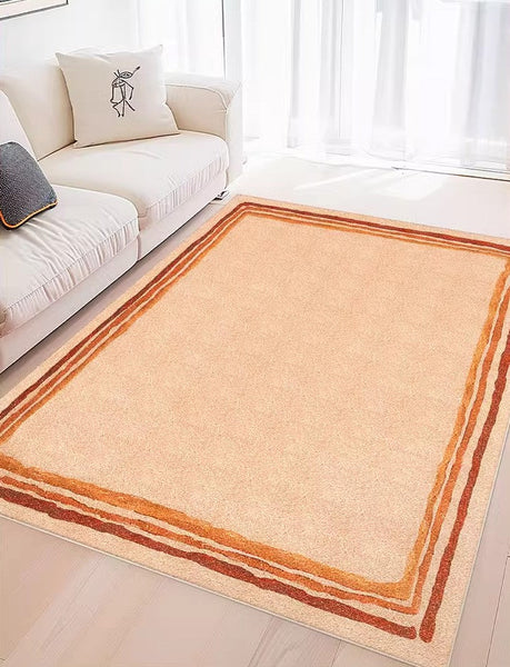 Contemporary Modern Rugs for Living Room, Geometric Modern Rugs under Dining Room Table, Modern Carpets under Coffee Table, Abstract Soft Rugs for Bedroom-Silvia Home Craft