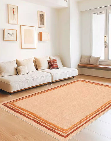 Contemporary Modern Rugs for Living Room, Geometric Modern Rugs under Dining Room Table, Modern Carpets under Coffee Table, Abstract Soft Rugs for Bedroom-Silvia Home Craft