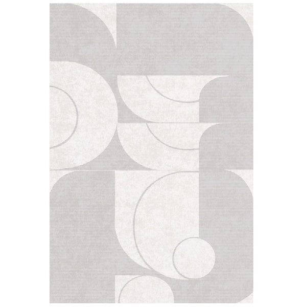 Abstract Contemporary Rugs for Bedroom, Dining Room Floor Rugs, Grey Modern Rugs under Sofa, Large Modern Rugs in Living Room, Modern Rugs for Office-Silvia Home Craft