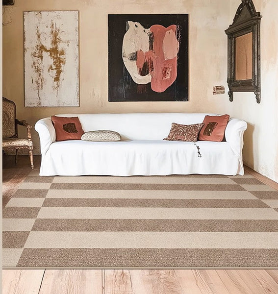 Modern Area Rug for Living Room, Extra Large Modern Floor Carpets for Office, Contemporary Rugs for Dining Room, Bedroom Floor Rugs-Silvia Home Craft