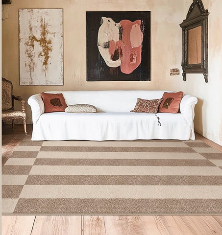 Modern Area Rug for Living Room, Extra Large Modern Floor Carpets for Office, Contemporary Rugs for Dining Room, Bedroom Floor Rugs-Silvia Home Craft