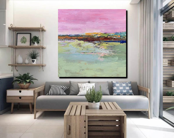 Modern Wall Art Paintings for Living Room, Simple Acrylic Paintings, Dining Room Acrylic Paintings, Heavy Texture Canvas Art, Buy Art Online-Silvia Home Craft