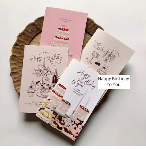 Creative Birthday Greeting Cards, Birthday Cards to Friends, Happy Birthday Cards, Beautiful Birthday Greeting Cards to Lovers, Greeting Cards to Mother-Silvia Home Craft