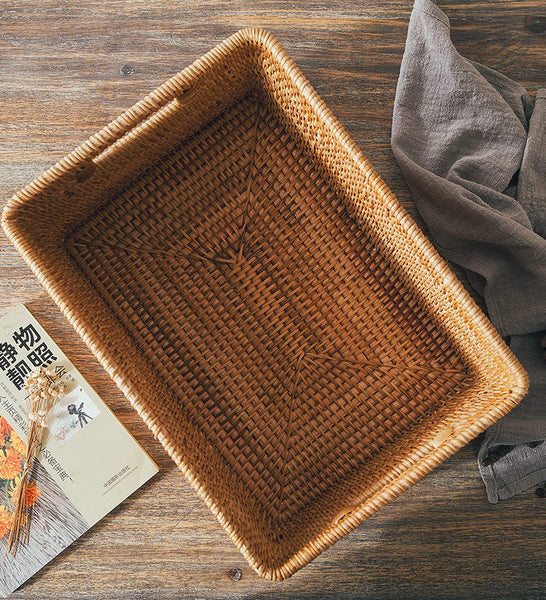 Storage Basket for Shelves, Rectangle Storage Basket for Toys, Storage Baskets for Bathroom, Kitchen Storage Baskets-Silvia Home Craft