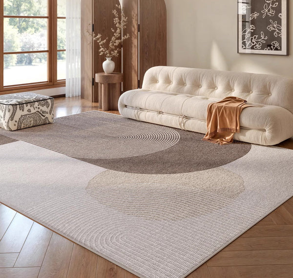 Extra Large Modern Rugs for Living Room, Abstract Contemporary Modern Rugs, Geometric Area Rugs for Bedroom, Modern Rugs for Office-Silvia Home Craft